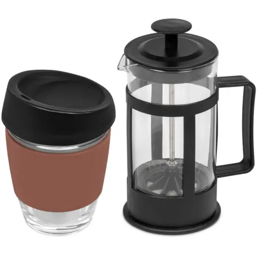 Kooshty Contempro Coffee Set Burnt Orange Top